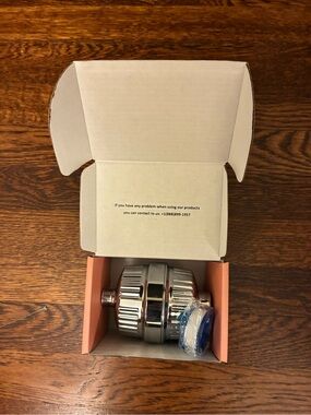 ASKK NY Polished Silver Shower Water Filter Head